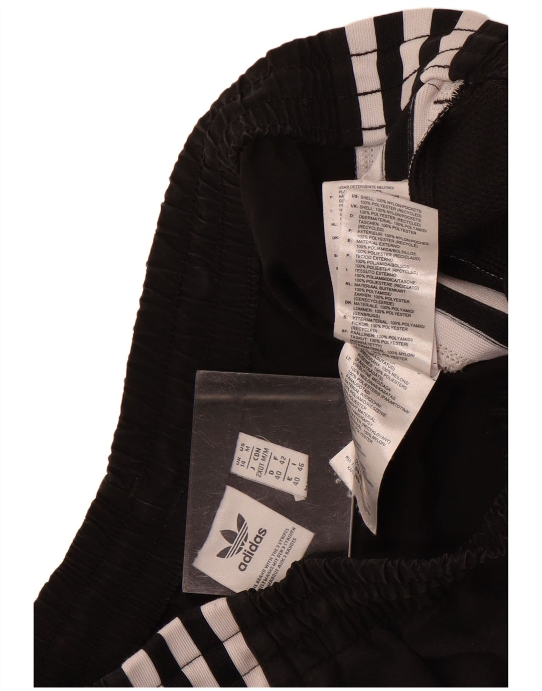 Женские спортивные брюки Adidas Joggers UK 14, большой черный полиэстер