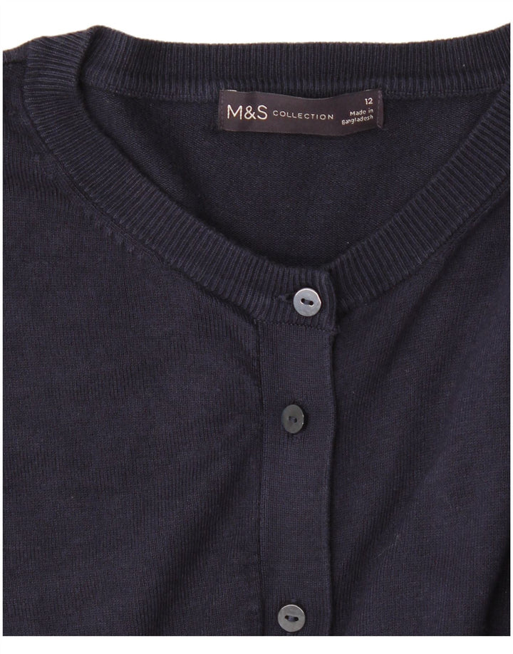 Женский кардиган Marks & Spencer UK 12 средний темно-синий