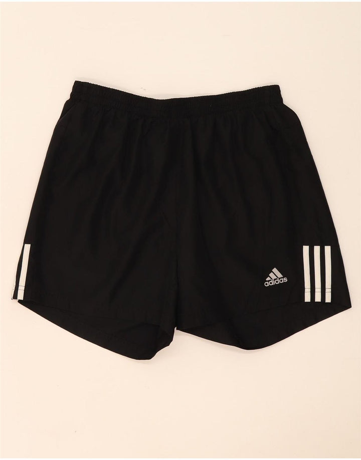 Женские спортивные шорты Adidas UK 14, средний черный полиэстер