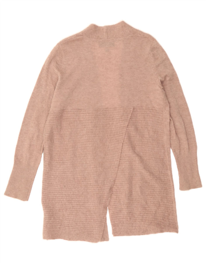 MOSSIMO Womens Longline Cardigan Sweater UK 10 Small Beige Nylon Vintage Mossimo and Second-Hand Mossimo from Messina Hembry 
