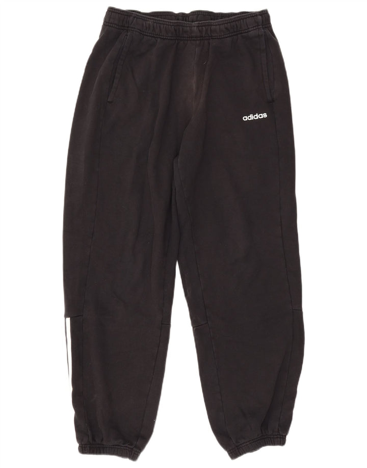 Мужские спортивные брюки Adidas Joggers среднего черного цвета из хлопка