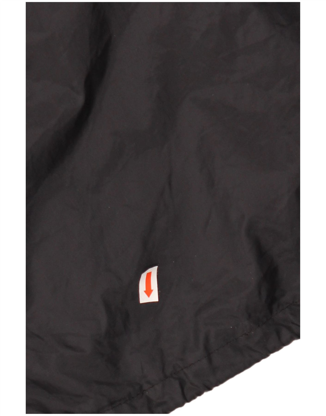 Мужская куртка-дождевик VINTAGE с капюшоном UK 44 2XL, черная с геометрическим рисунком