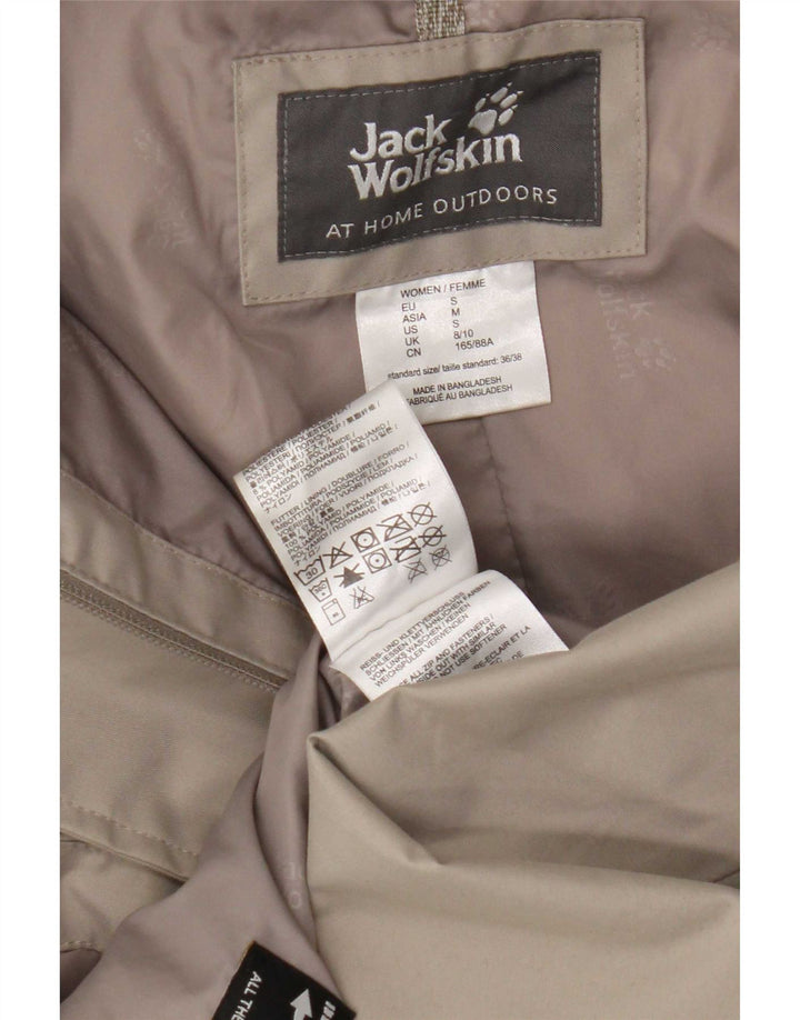 Женский тренч с капюшоном Jack Wolfskin, Великобритания, 8/10, маленький, бежевый, полиэстер