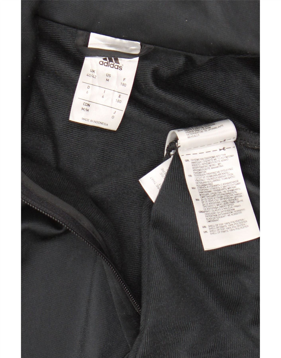 Мужская спортивная куртка Adidas UK 40/42, средний серый полиэстер