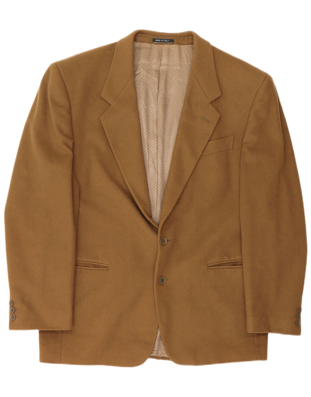 Мужской пиджак Bianchi на 2 пуговицах IT 54 2XL Коричневый кашемир