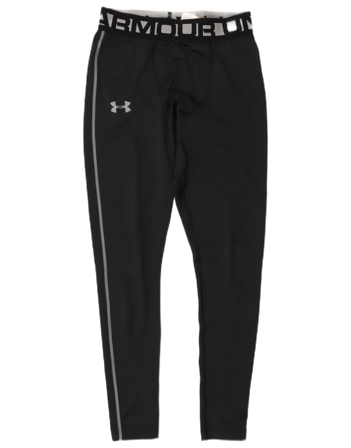 Мужские леггинсы с рисунком Under Armour, средний черный полиэстер