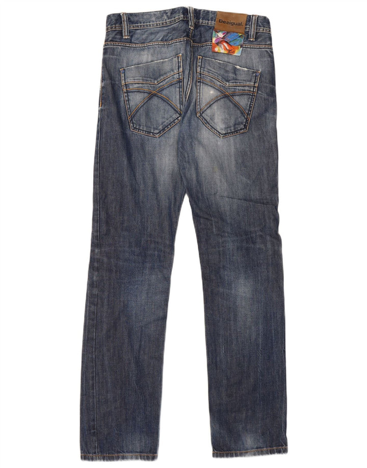 Мужские прямые джинсы Desigual W30 L33 синие, хлопок