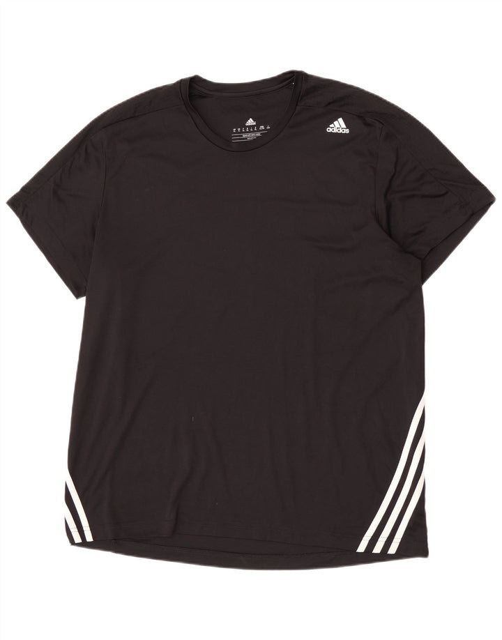 Мужская футболка Adidas Climalite Top XL, черный полиэстер