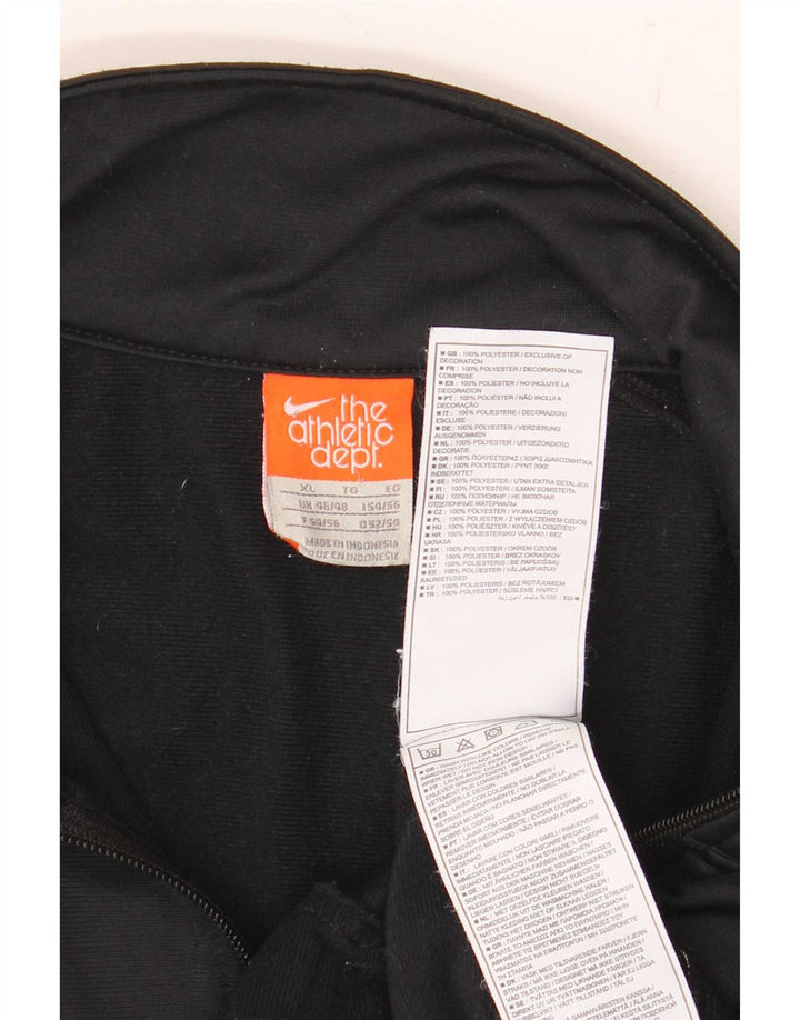 Мужская спортивная куртка Nike UK 46/48 XL, черный полиэстер с цветными блоками