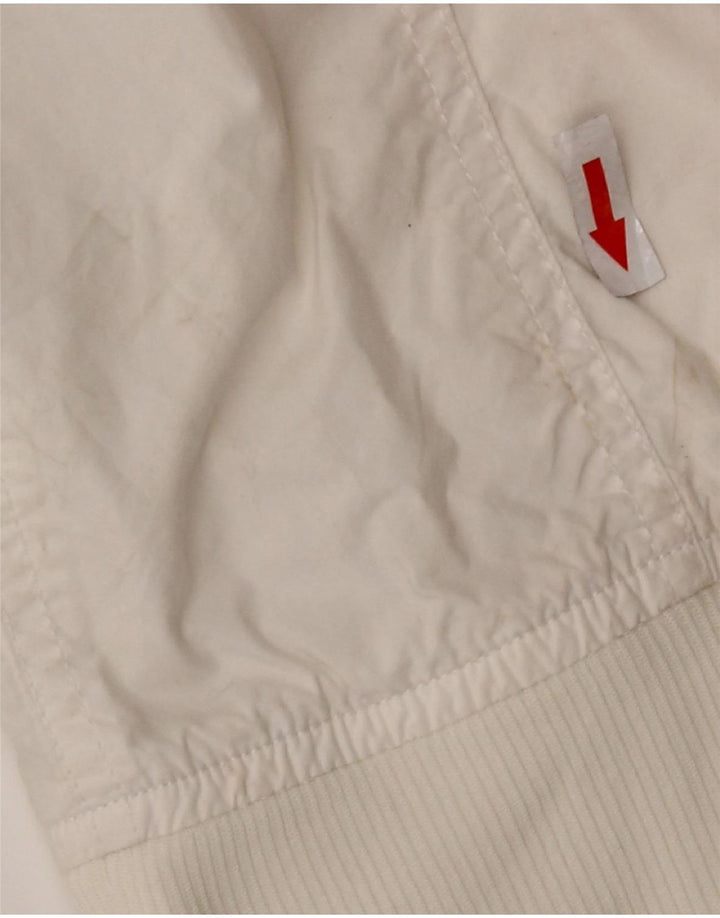 Женский укороченный бомбер Sergio Tacchini UK 10, маленький белый полиэстер