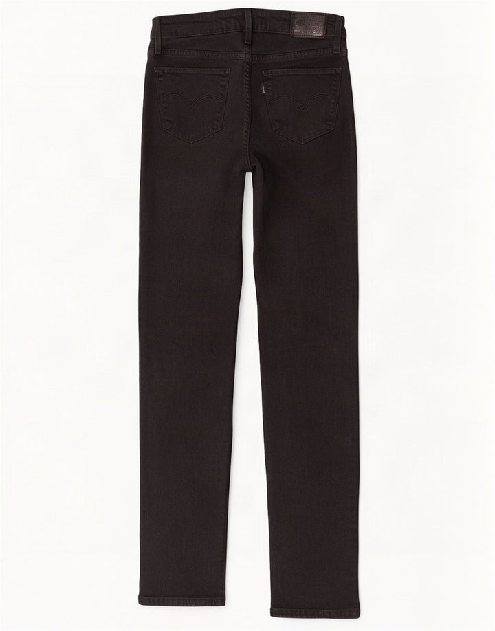 Женские узкие джинсы Levi's 712 W25 L32, черный хлопок