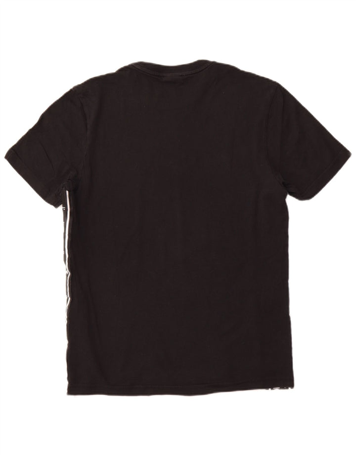 Мужская футболка Diadora с графическим рисунком, средний черный хлопок