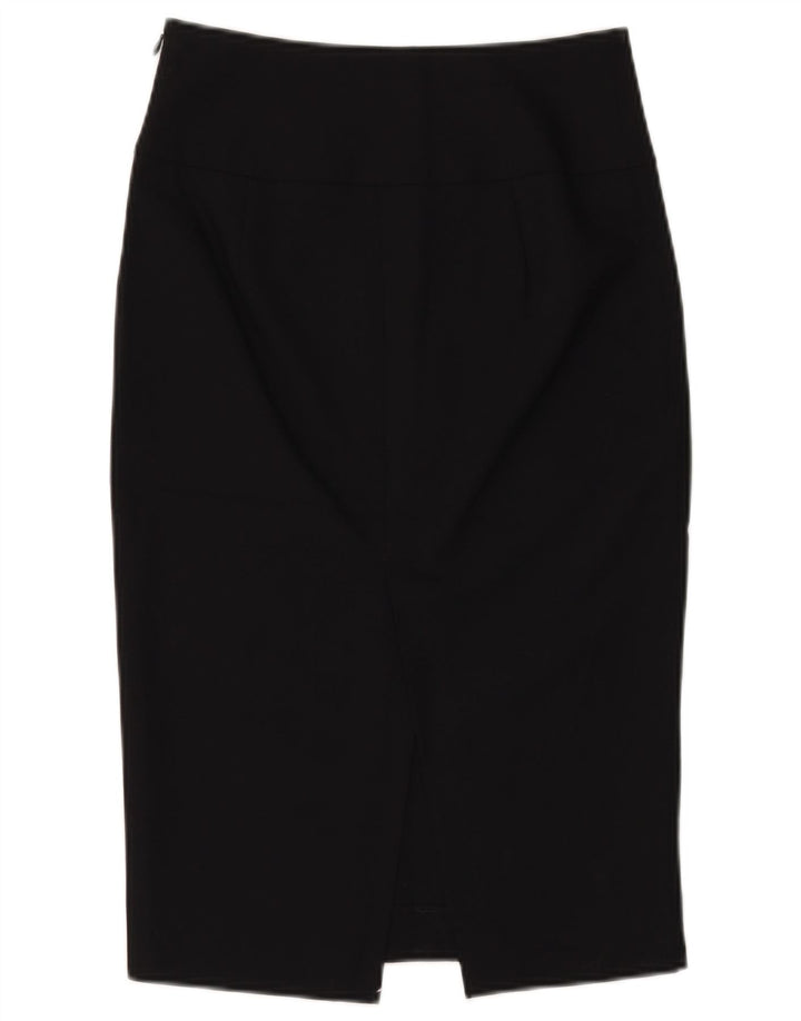 ZARA Womens Pencil Skirt EU 34 2XS W24  Black Polyester