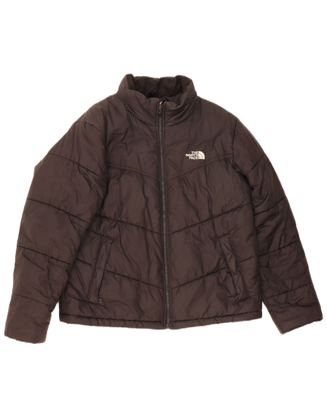 Мужская стеганая куртка The North Face UK 40, большая, черная, полиэстер
