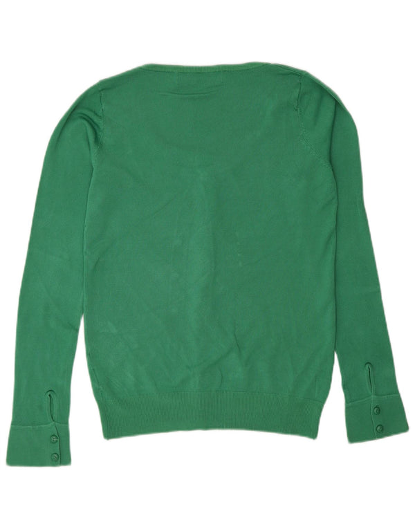 Женский кардиган Zara UK 12, средний зеленый вискоза
