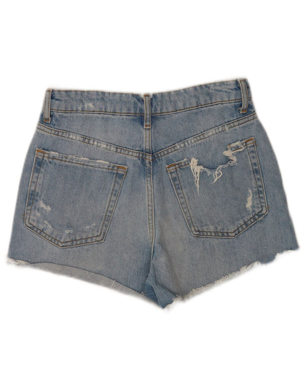 Женские джинсовые шорты Zara EU 36 XS W26 Синие