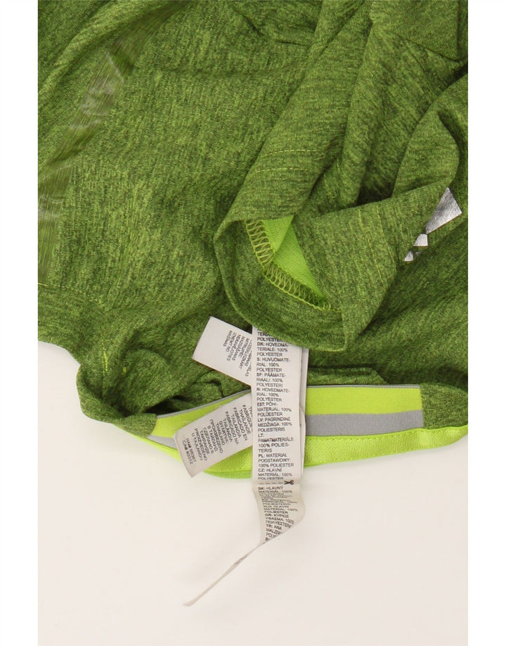 Мужская футболка Adidas Top Medium Green в крапинку из полиэстера