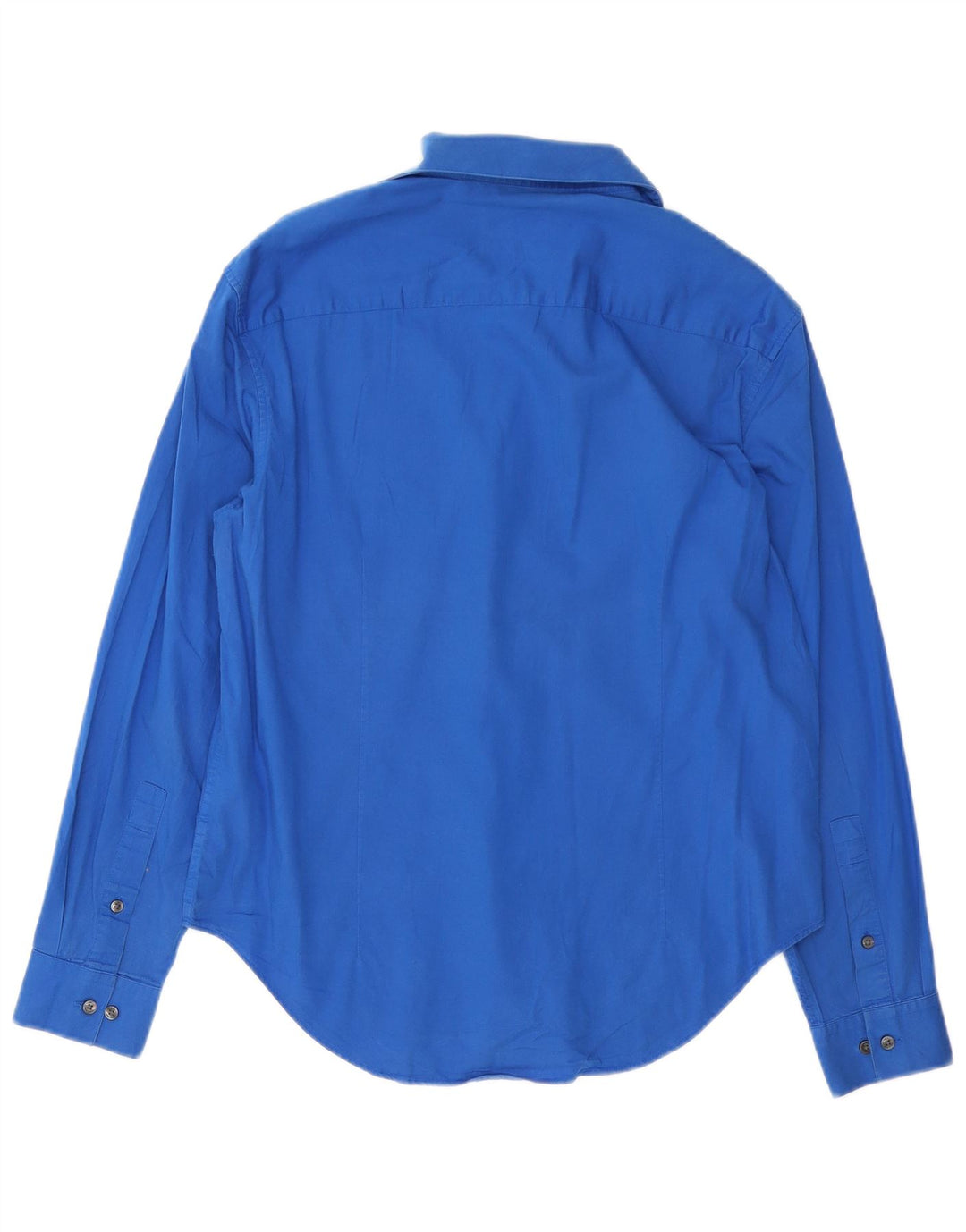 Мужская рубашка приталенного кроя Calvin Klein, размер 15, 1/2, средний синий хлопок