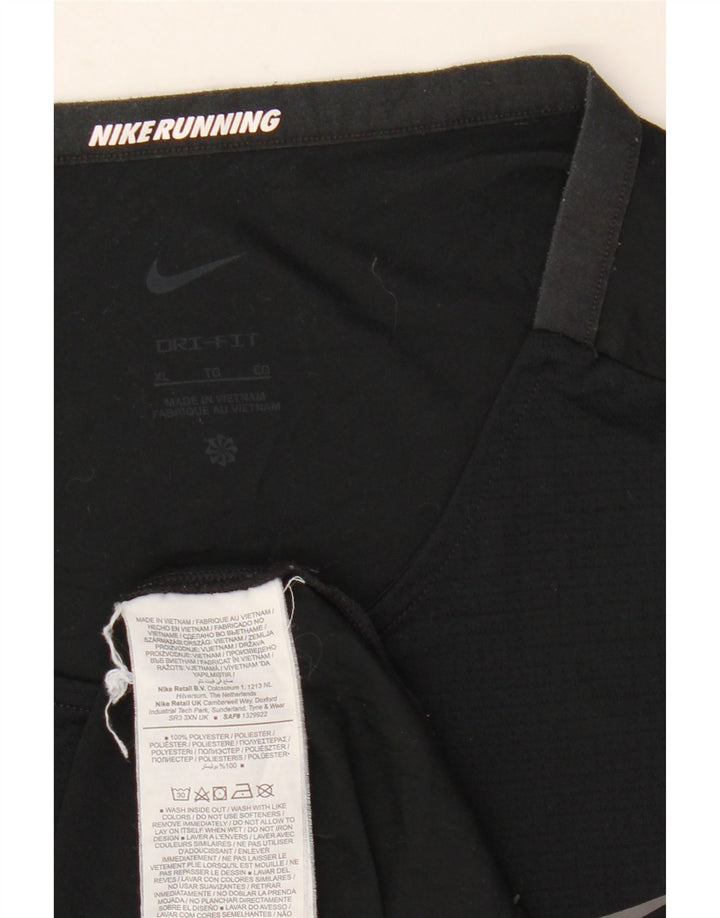 Мужская футболка NIKE Dri Fit Top XL, черный полиэстер