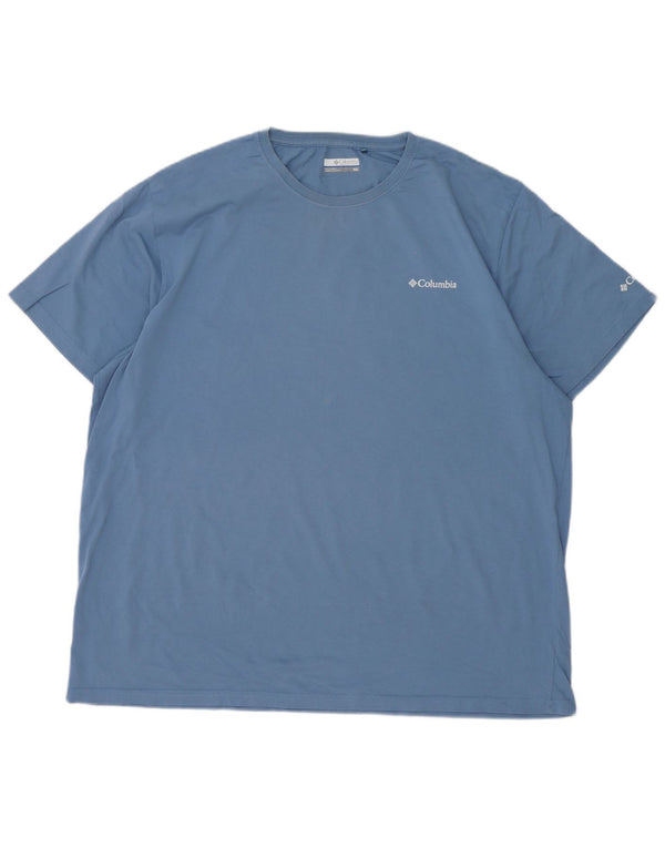 Мужская футболка с рисунком Columbia Top 2XL, синяя, хлопок