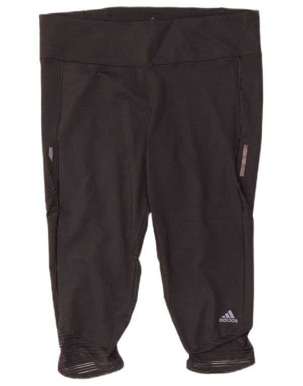 Женские леггинсы-капри Adidas Aeroready UK 16/18, большие черные