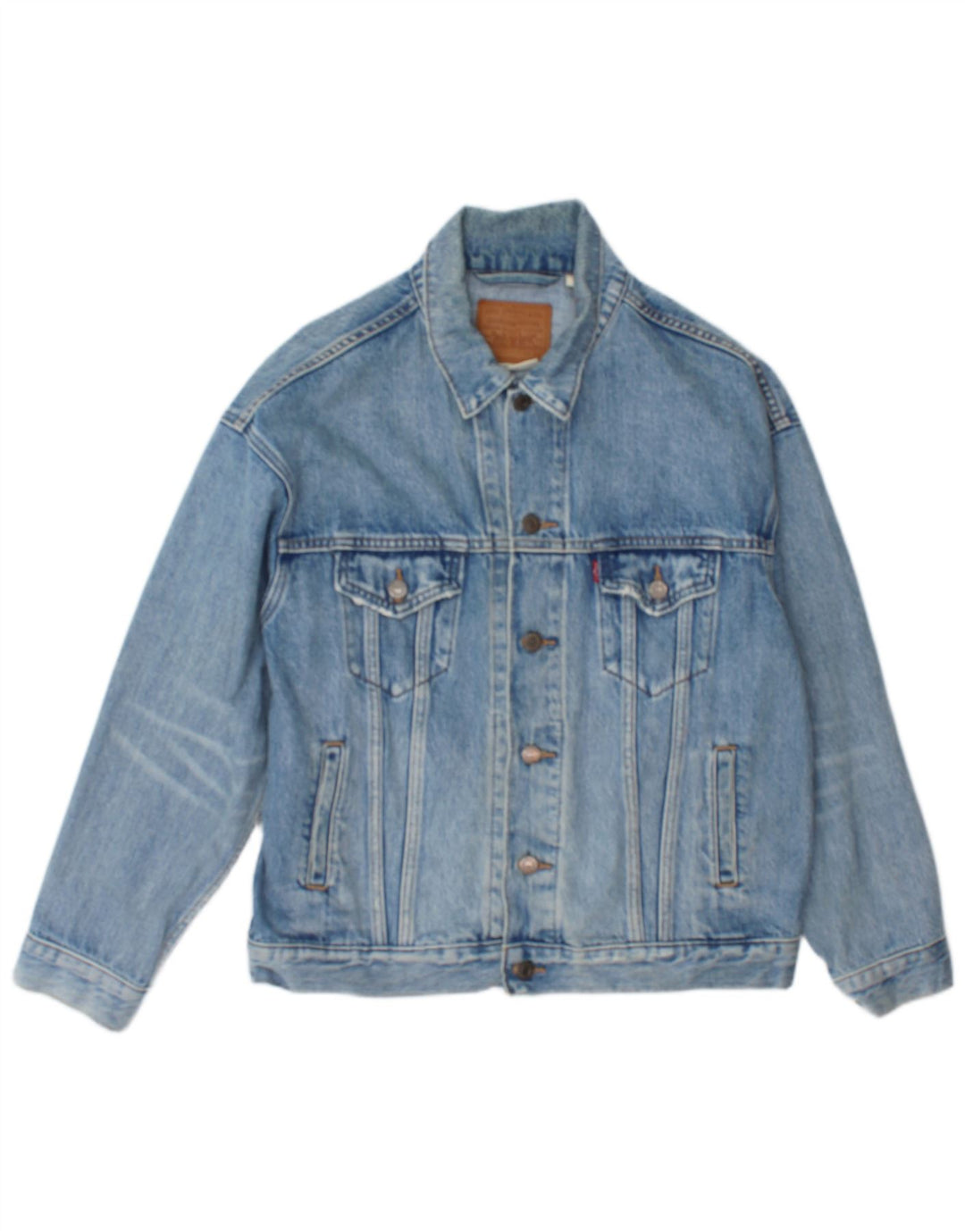 Мужская джинсовая куртка Levi's UK 34 XS Синяя, хлопок