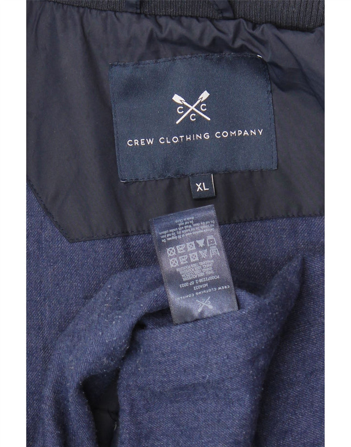 ЭКИПАЖНАЯ ОДЕЖДА Мужская стеганая куртка UK 42 XL Темно-синий полиэстер