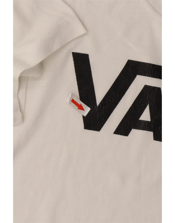 Женская футболка с рисунком VANS Top UK 6 XS Белая
