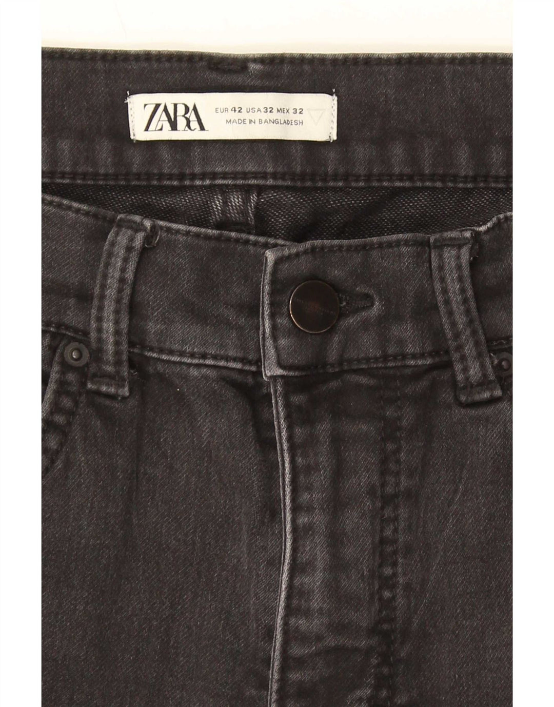 Мужские джинсовые шорты карго Zara EU 42, большие, W32, серые, хлопок