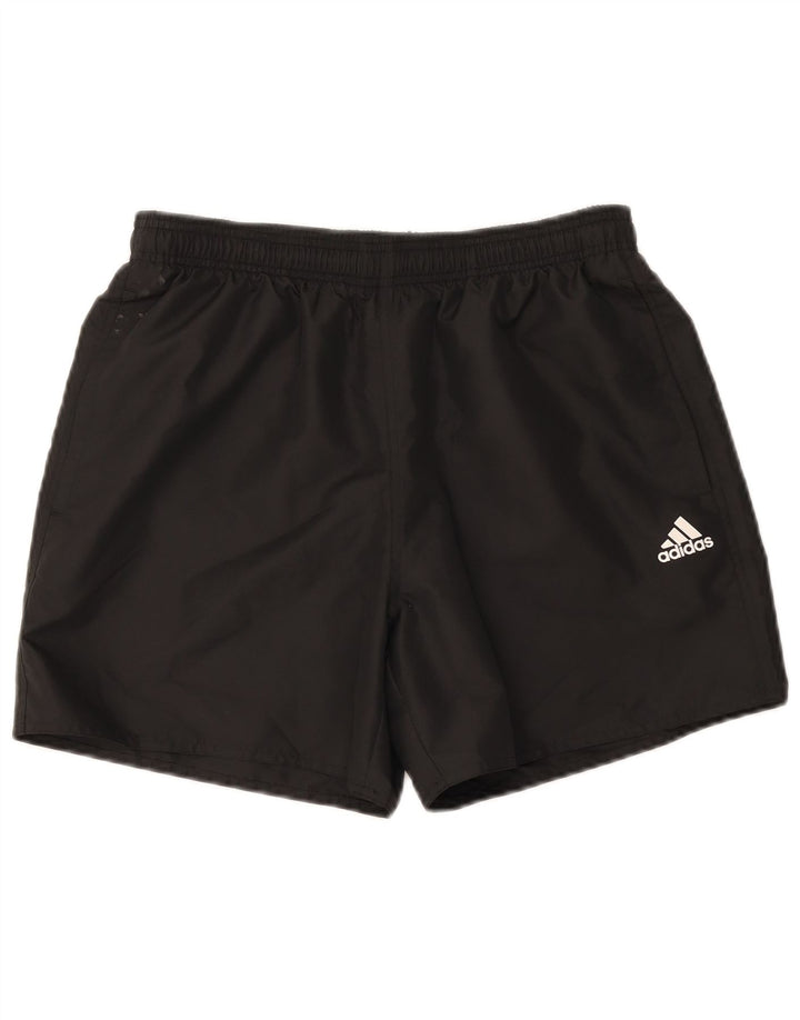 Мужские спортивные шорты ADIDAS, большие черные, полиэстер