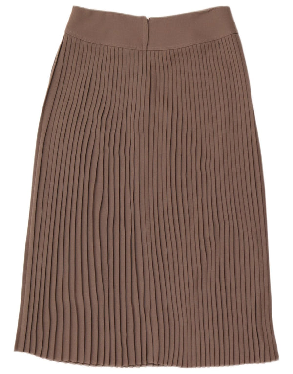 St Michael Женская плиссированная юбка с высокой талией UK 14 Medium W28 Серая