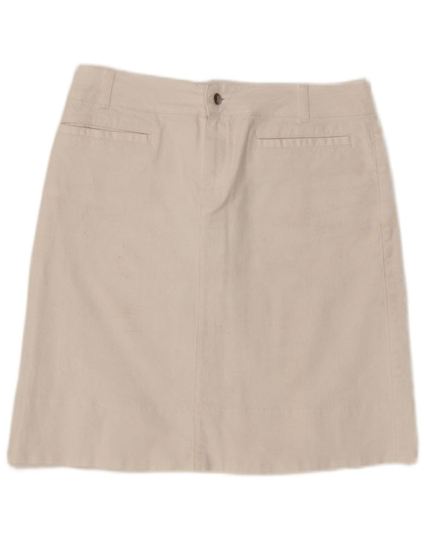 Женская джинсовая юбка Hobbs UK 14, большая W33, белый хлопок