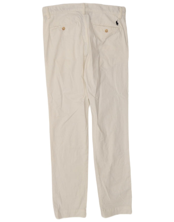 Мужские узкие брюки-чиносы Polo Ralph Lauren W32 L32, белый хлопок