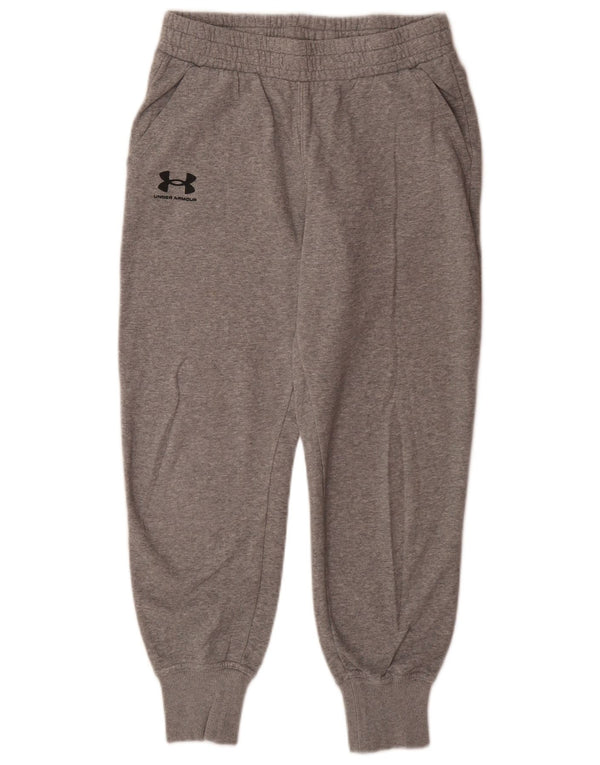 Мужские спортивные брюки Under Armour, джоггеры, маленькие серые хлопковые крапинки