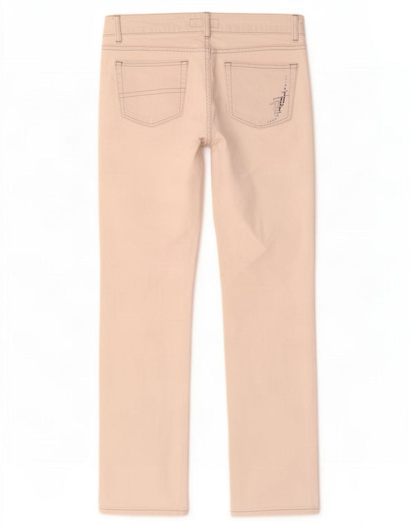 Женские прямые джинсы Trussardi W29 L30 Off White, хлопок