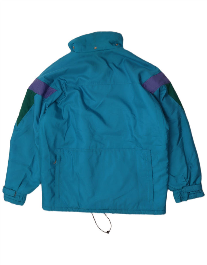 Мужская лыжная куртка Sergio Tacchini UK 42 XL синяя с цветными блоками