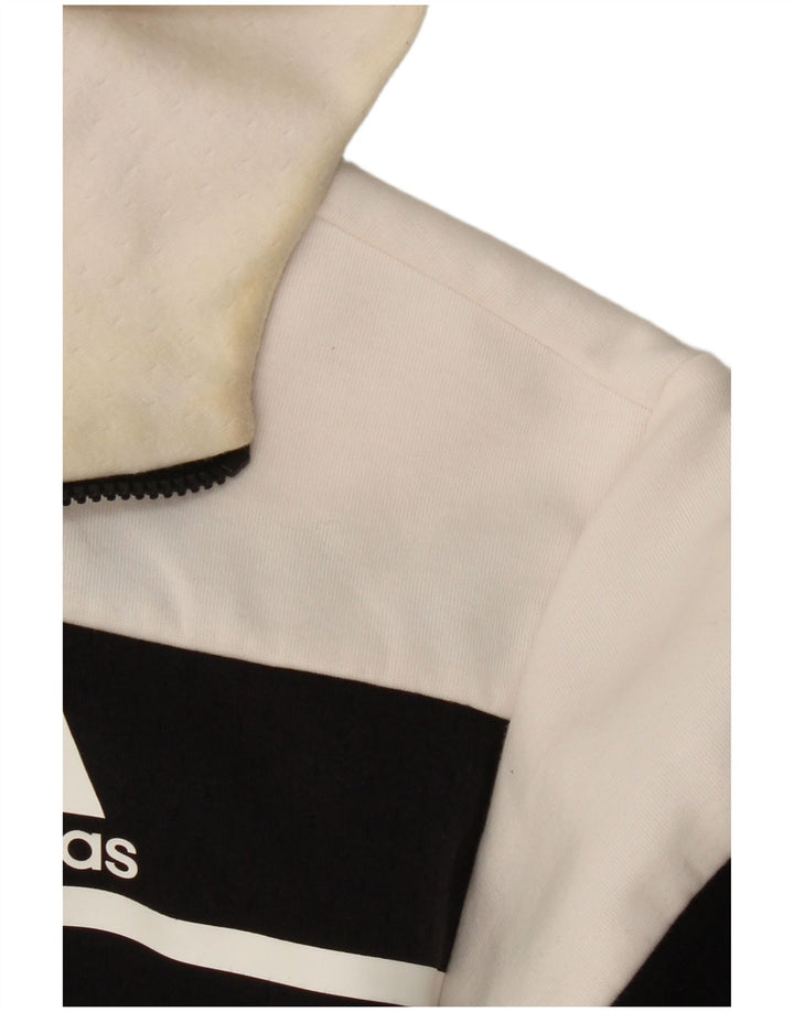Мужской спортивный костюм ADIDAS с капюшоном, верхняя куртка, средний черный, полиэстер с цветными блоками