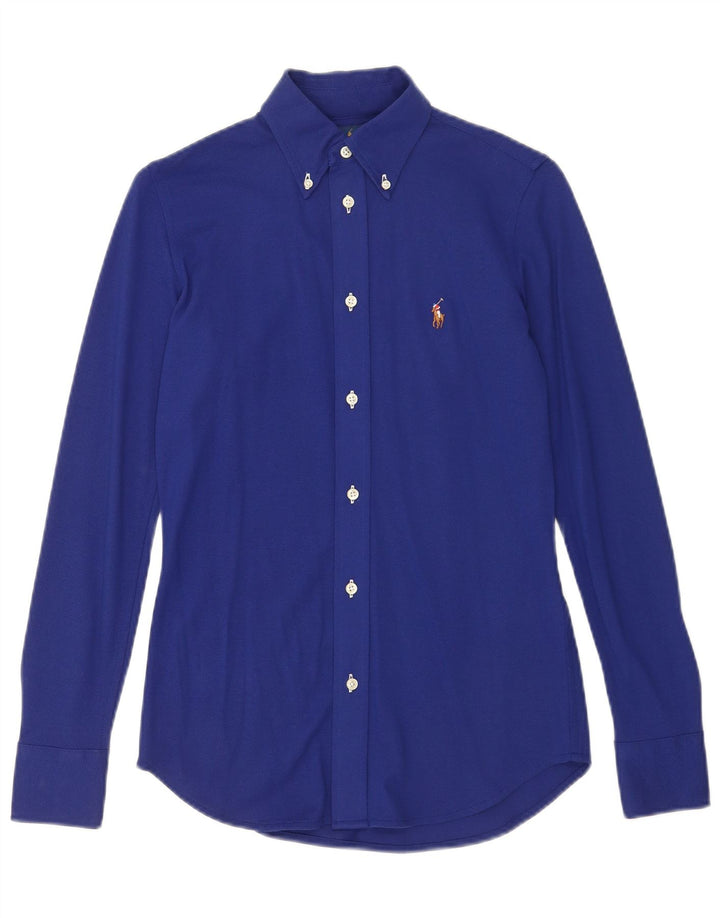 Мужская рубашка RALPH LAUREN XS, синяя, хлопок