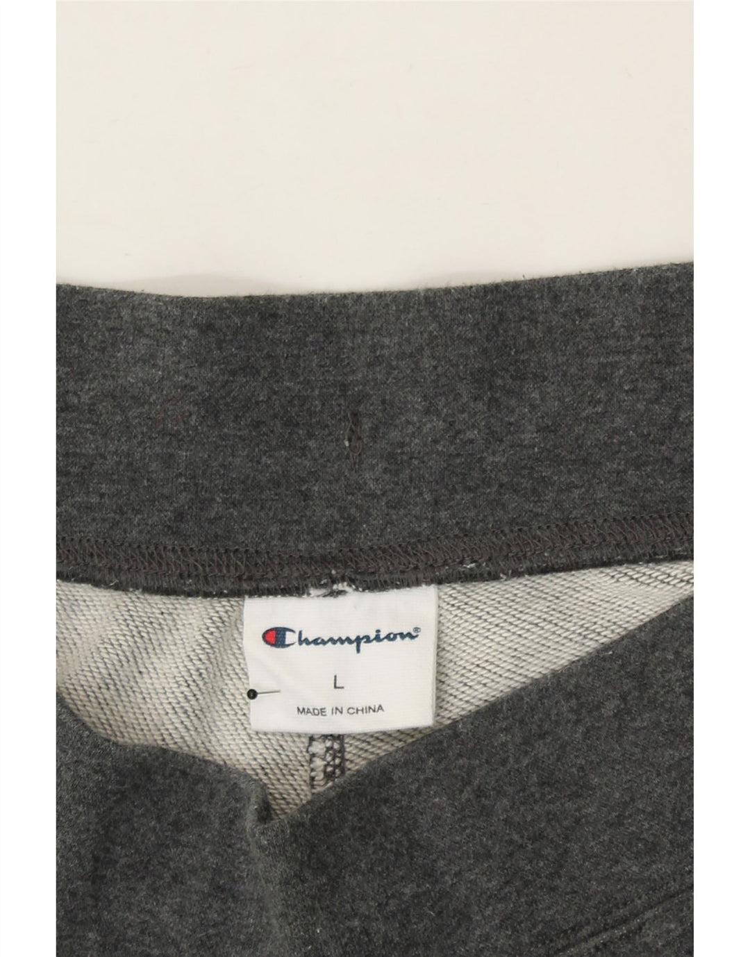 CHAMPION Womens Sport Shorts Large  Grey Polyester Vintage Champion and Second-Hand Champion from Messina Hembry 