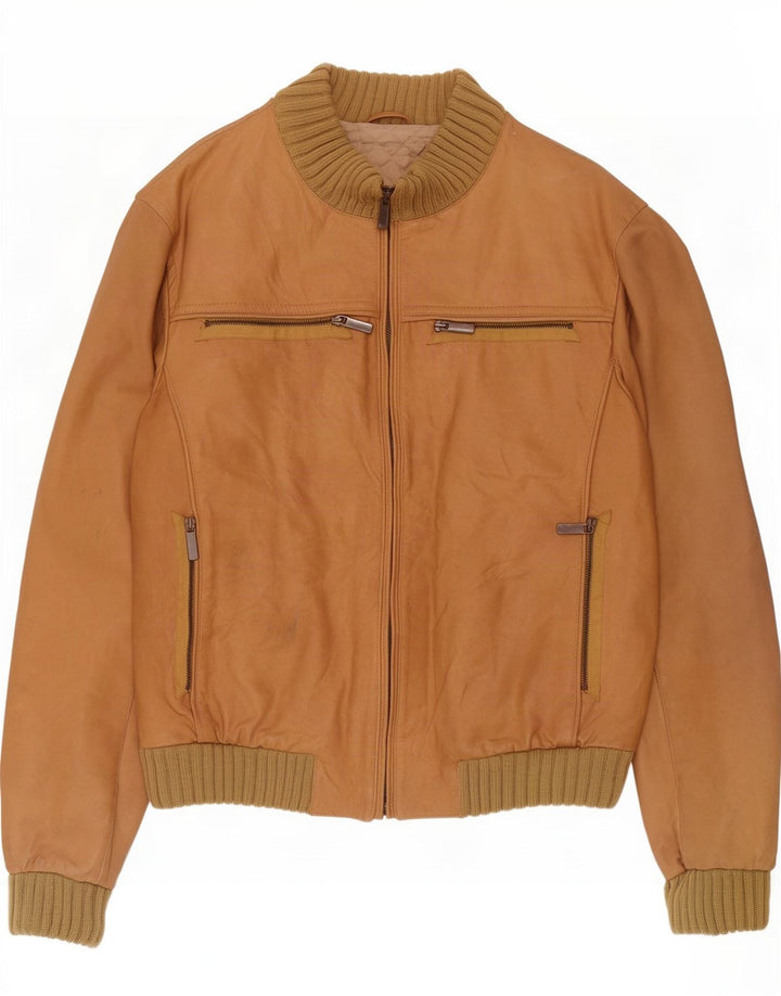 Куртка Мужская Кожаная J.J.Scott IT 52 XL Бежевая