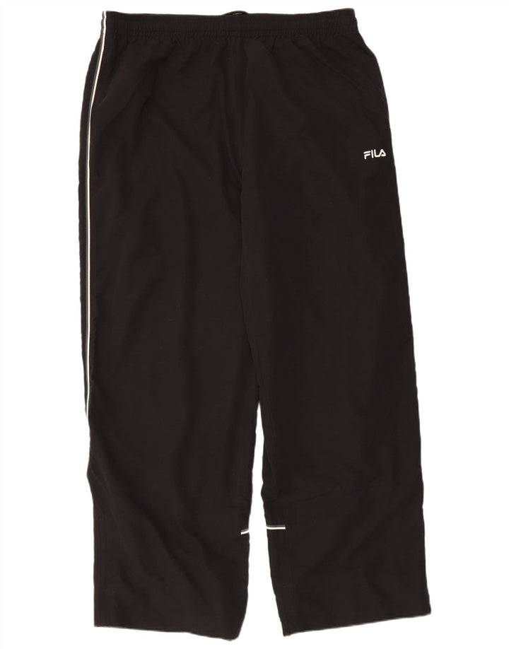FILA Mens Tracksuit Trousers XL  Black Polyester