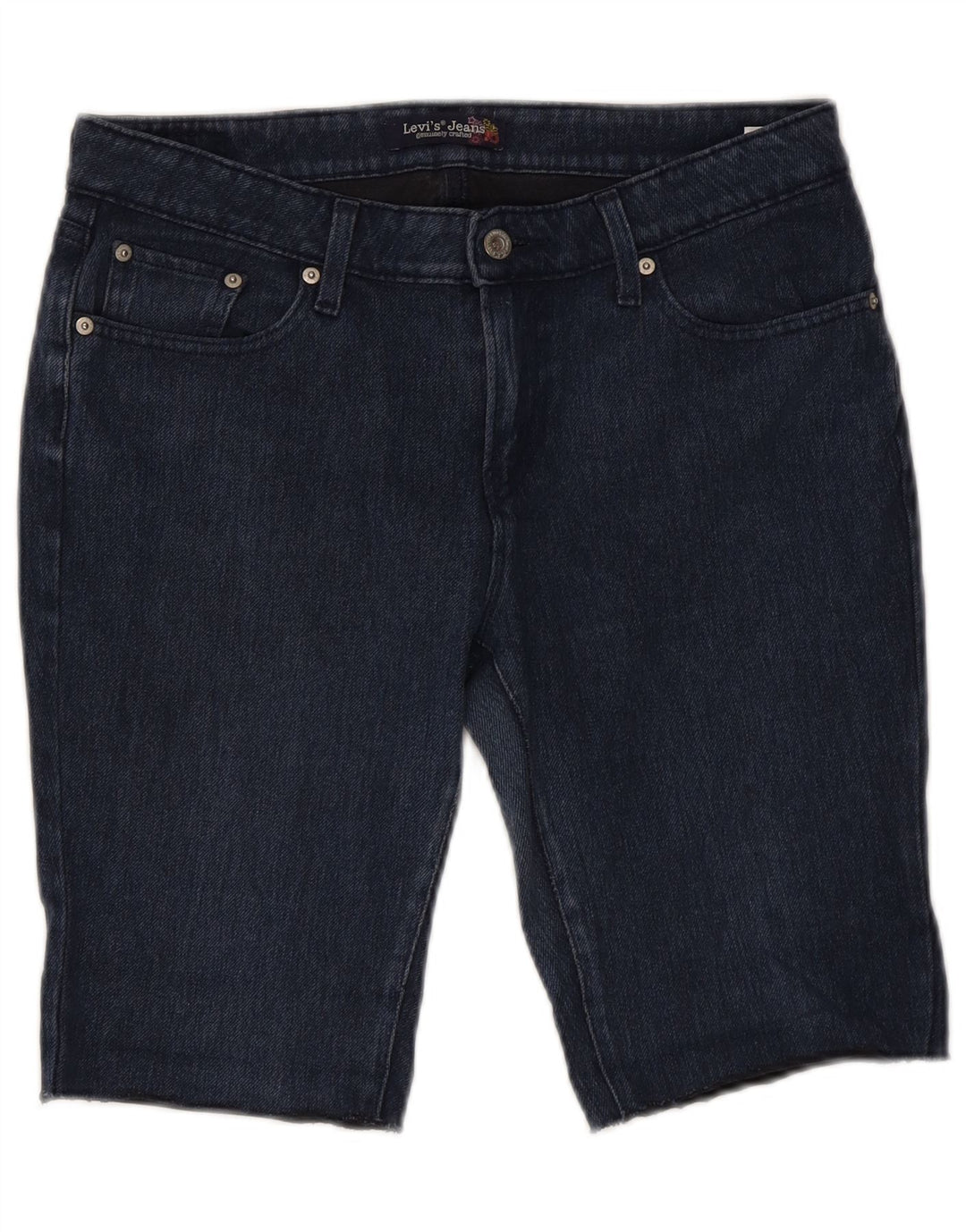 LEVI'S Womens Denim Shorts W32 Large Blue