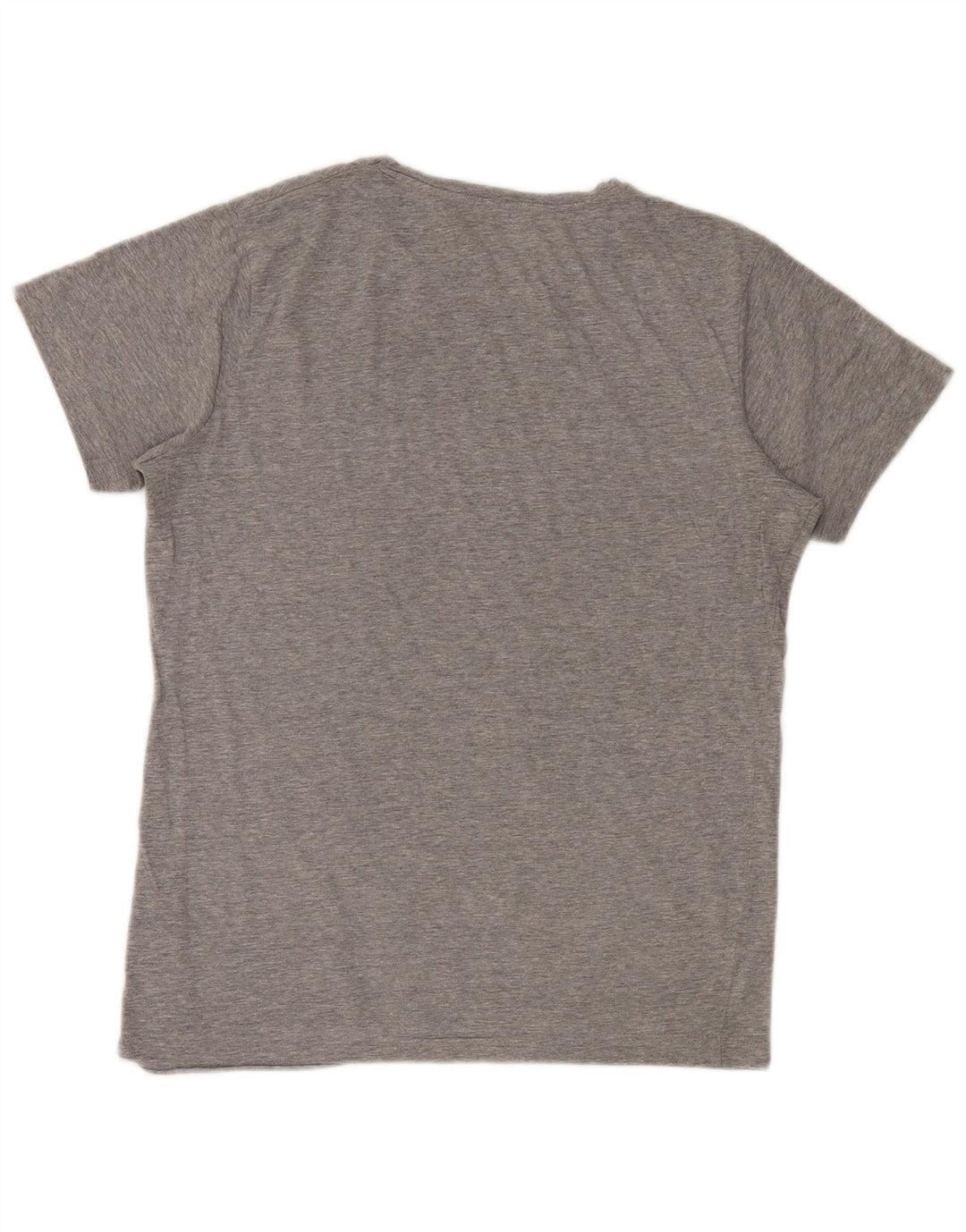 Мужская футболка с рисунком Jack & Jones, хлопковый топ среднего серого цвета с крапинками