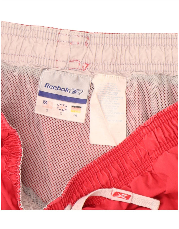Reebok Мужские спортивные шорты, маленькие красные хлопковые