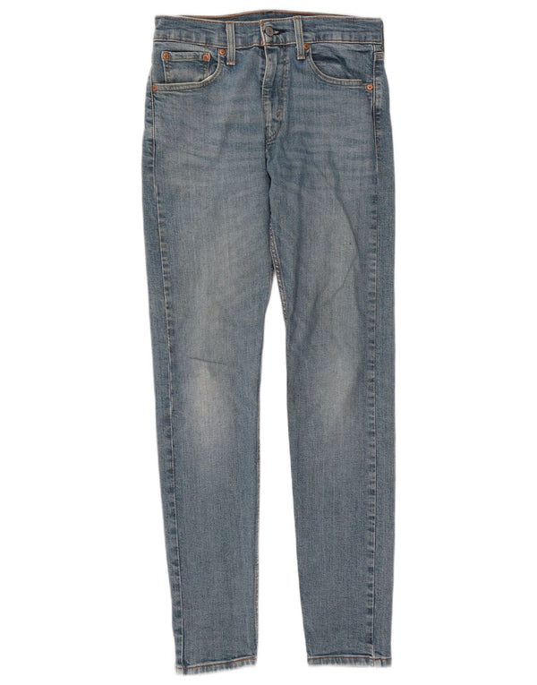 Женские зауженные зауженные джинсы Levi's 512 W30 L31 синие, хлопок