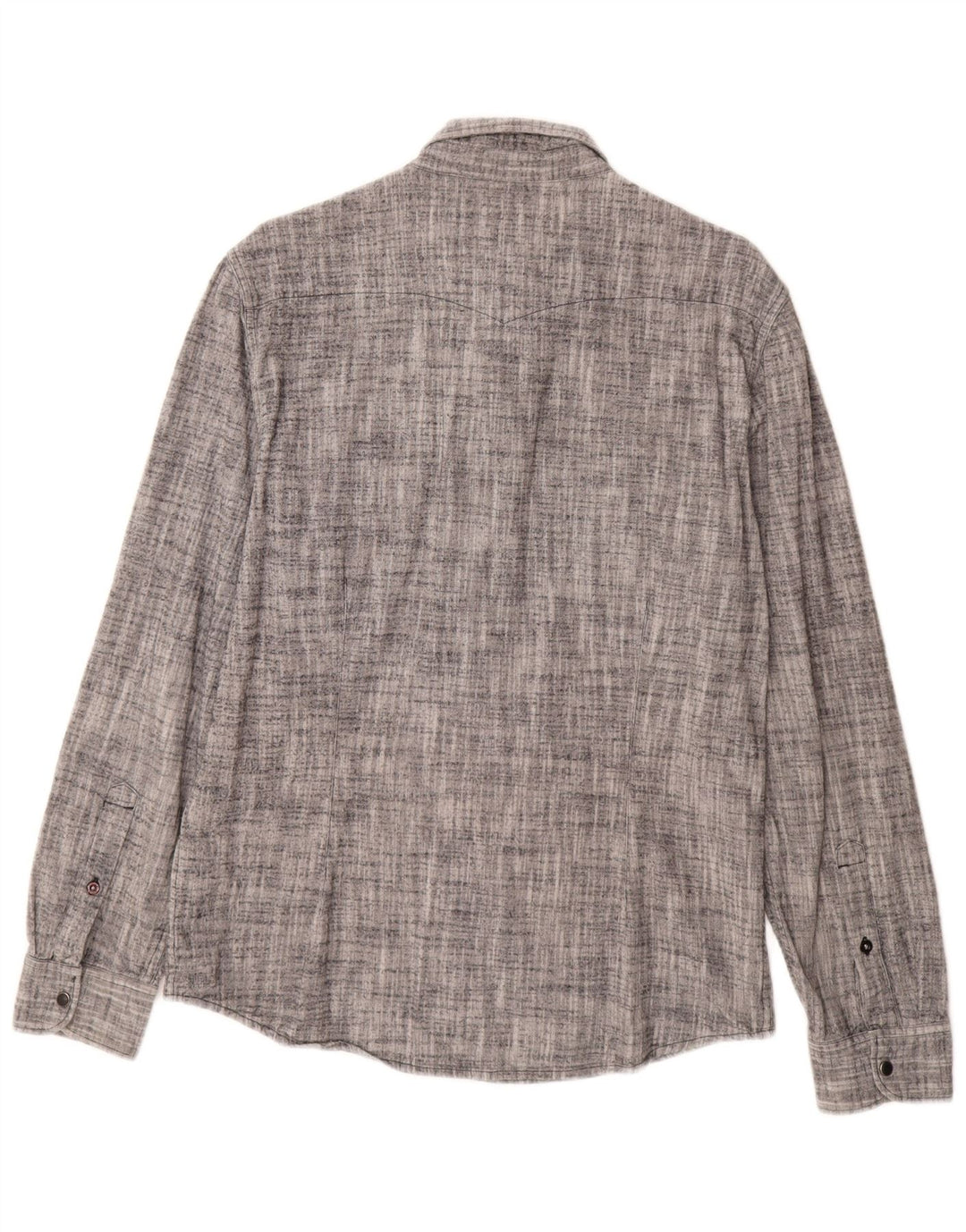 Мужская фланелевая рубашка Lee Slim Fit, большой серый хлопок с крапинками