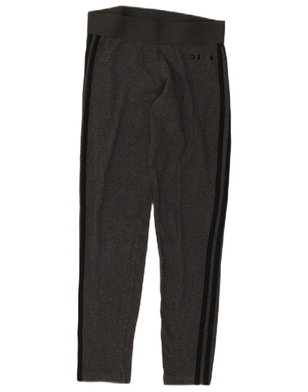 Женские леггинсы ADIDAS UK 8, маленькие серые, хлопок