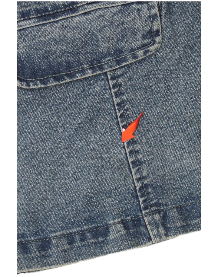 ВИНТАЖНАЯ женская джинсовая куртка UK 14, большая синяя хлопковая классика