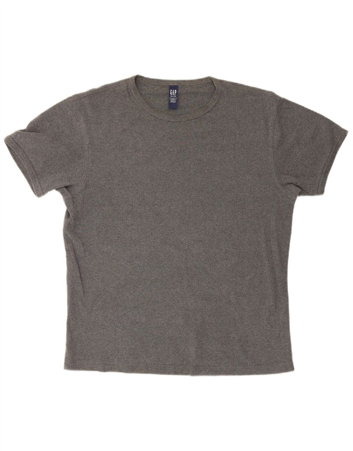 Мужская футболка Gap XL, серая, хлопок