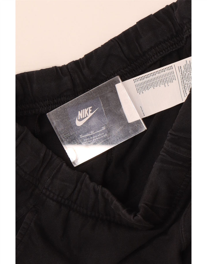 Мужские спортивные шорты Nike с графическим рисунком, средний черный, хлопок